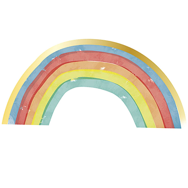 Tovaglioli per feste arcobaleno 33cm 16pz