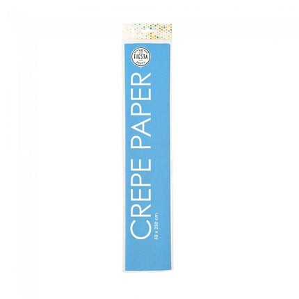 Carta crespa azzurro 50cm 2,5m