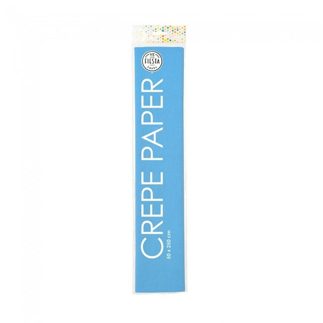 Carta crespa azzurro 50cm 2,5m