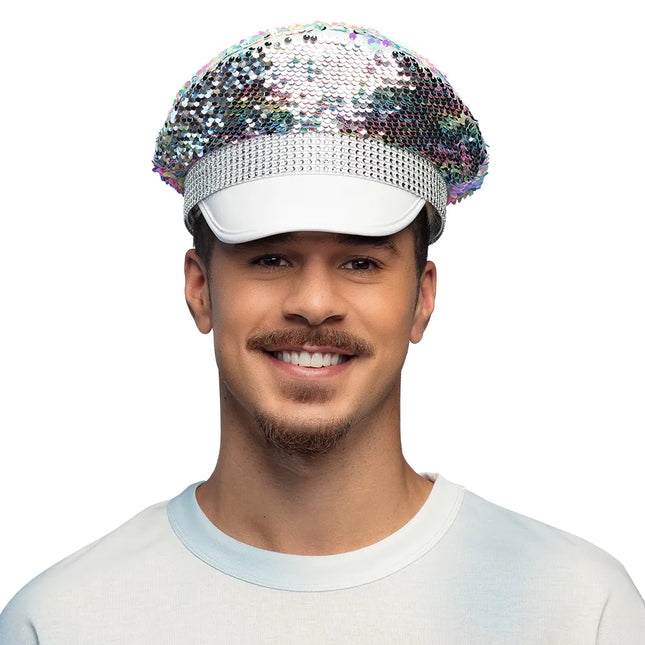 Cappello Arcobaleno Glitterato