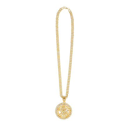 Collana d'oro e d'argento Dollar