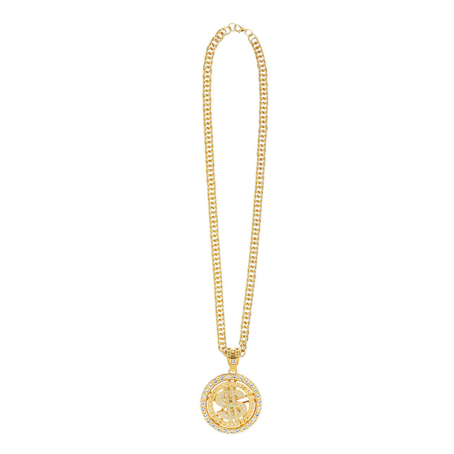 Collana d'oro e d'argento Dollar