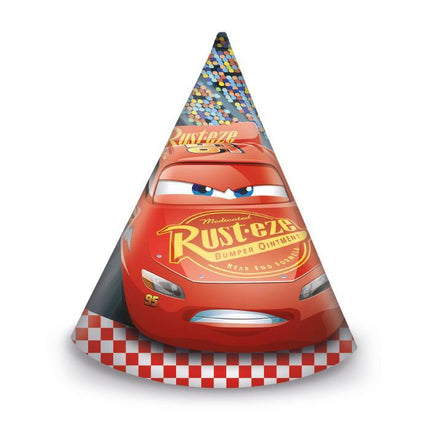 Cappelli da festa Cars 3 6 pezzi