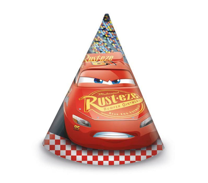 Cappelli da festa Cars 3 6 pezzi