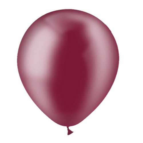 Palloncini rossi Bordeaux trasparenti 30cm 50pz