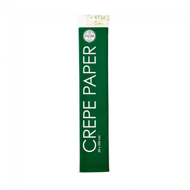 Carta crespa verde Natale 50cm 2,5m