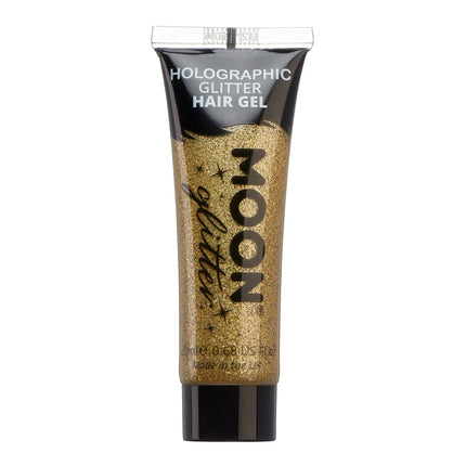 Moon Glitter Holographic Glitter Gel per capelli Oro 20ml