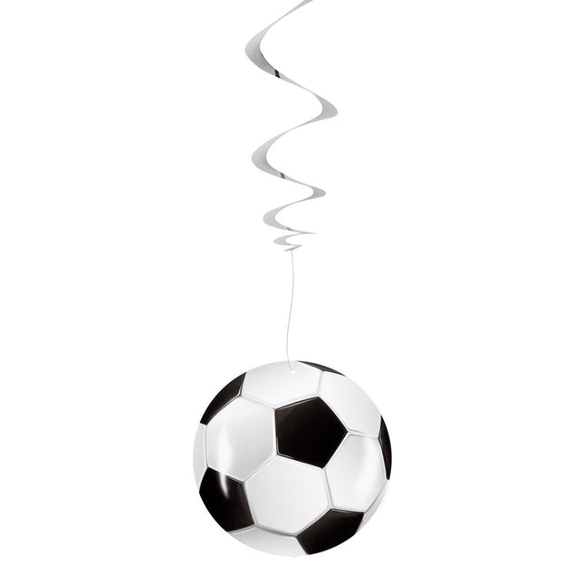 Decorazione calcio da appendere 85 cm 3 pezzi