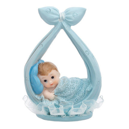 Cake topper Bambino con sciarpa 11 cm