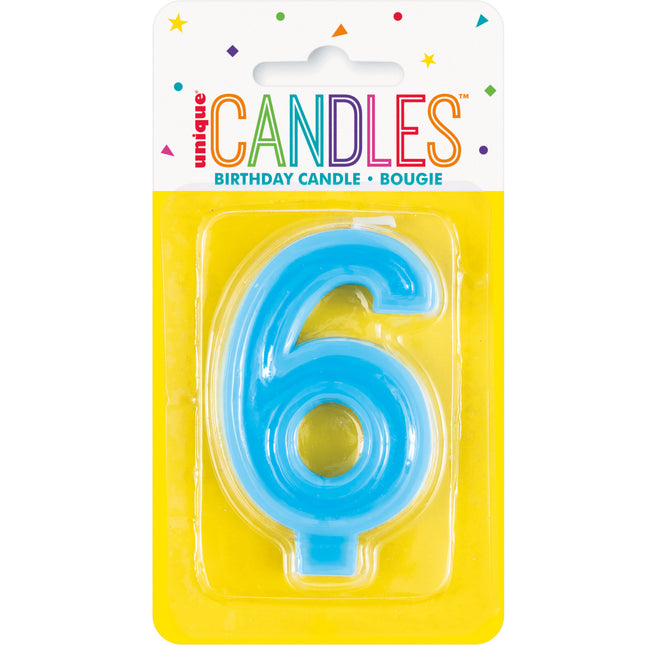 Candela 6 anni blu