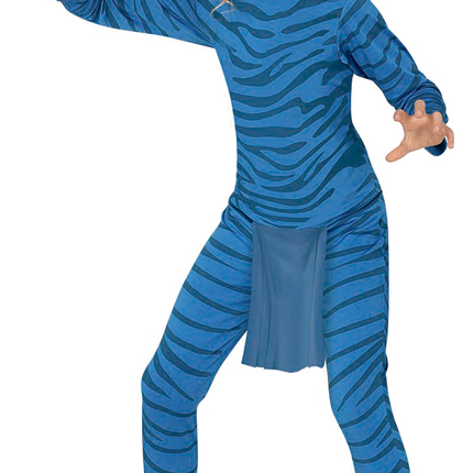 Costume da felino bambino blu