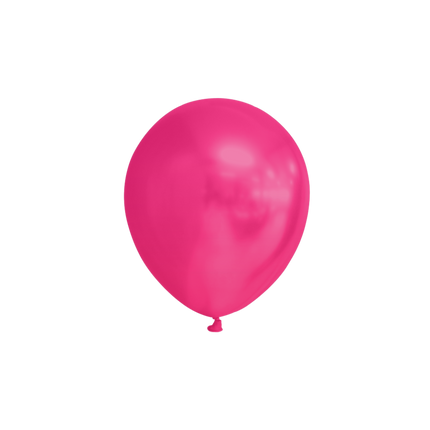 Palloncini fucsia metallizzati 13cm 100pz