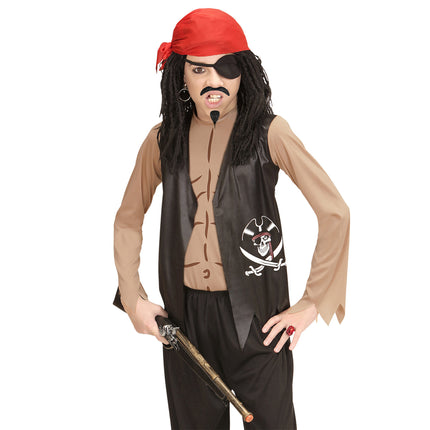 Costume da pirata ragazzo 2 pezzi