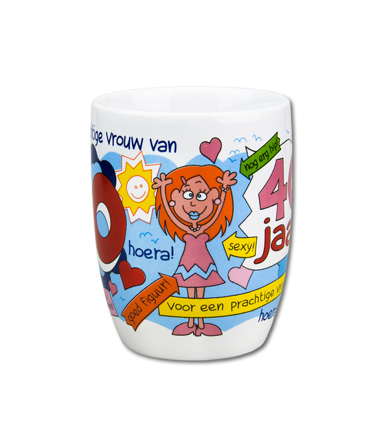 Tazza 40 Years Woman 12cm