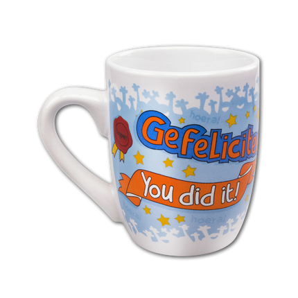 Mug Congratulations Topper 12cm