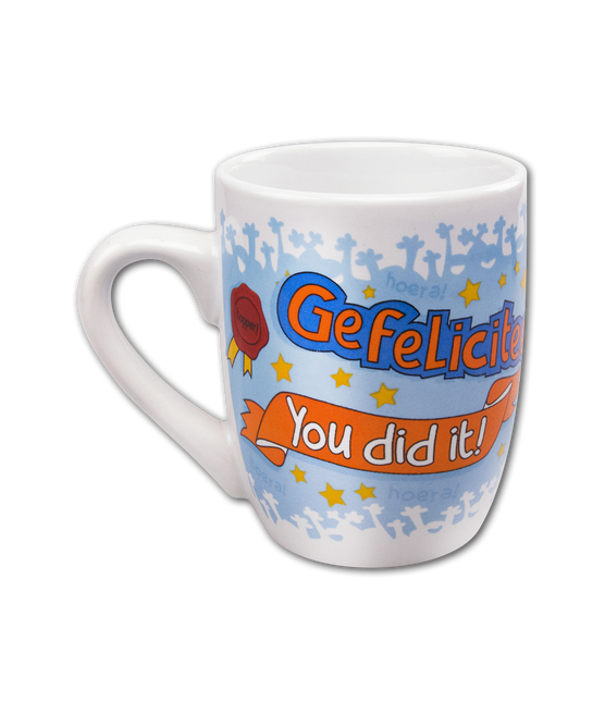 Mug Congratulations Topper 12cm