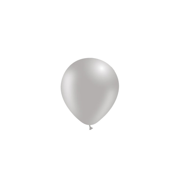 Palloncini grigi 14cm 100pz