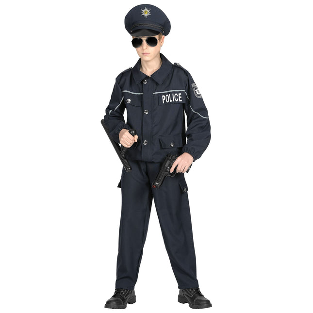 Costume da poliziotto ragazzo 3 pezzi