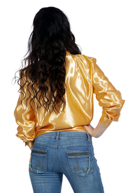 Camicetta Disco Ruffles Oro