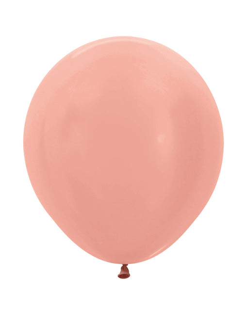 Palloncini oro rosa metallizzato 45cm 25pz