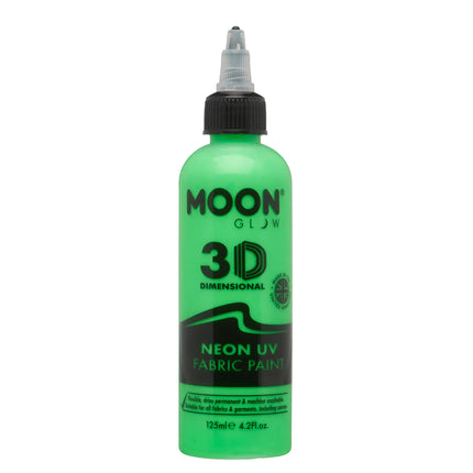 Moon Glow Vernice neon UV per tessuti 125ml Verde intenso 125ml