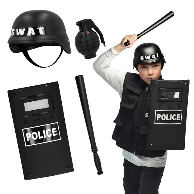 Set di accessori Swat Child 4 pezzi