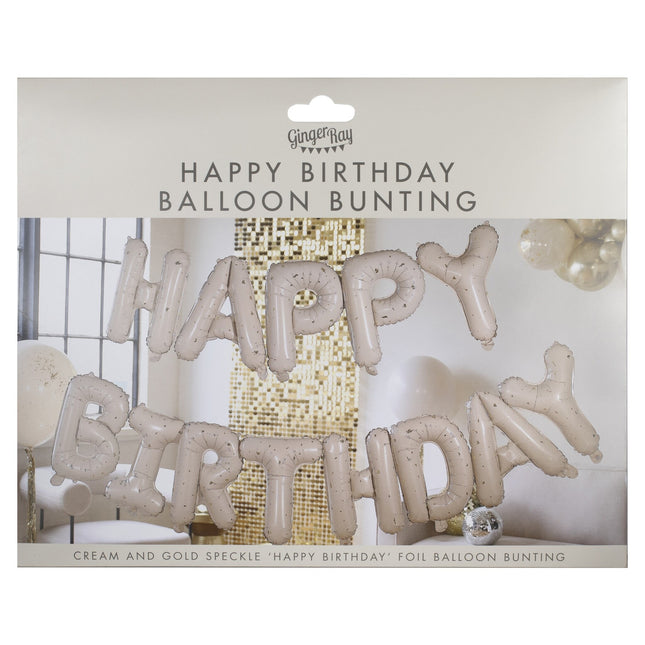 Palloncino con lettera di buon compleanno