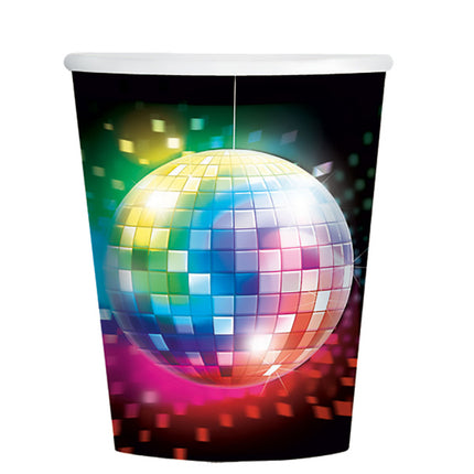 Bicchieri da discoteca in cartone 266ml 8pz