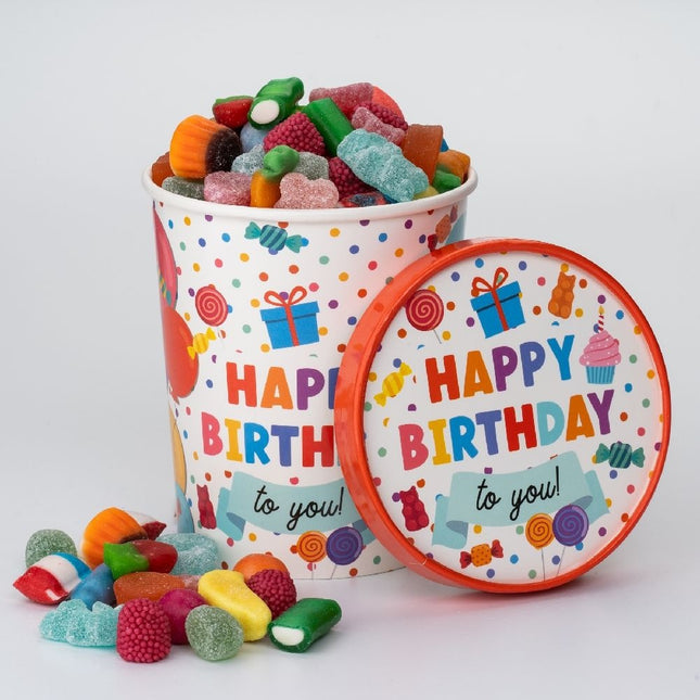 Vassoio per caramelle Happy Birthday 12 cm