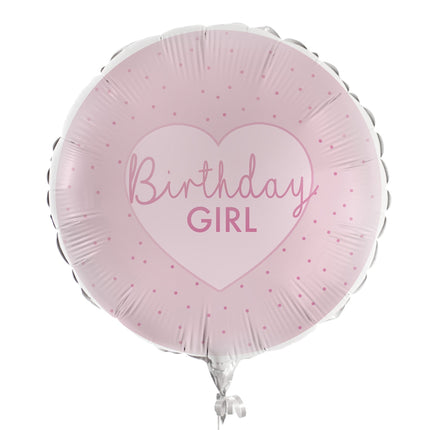 Palloncino ad elio per ragazza di compleanno vuoto 43 cm