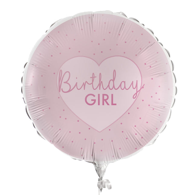 Palloncino ad elio per ragazza di compleanno vuoto 43 cm