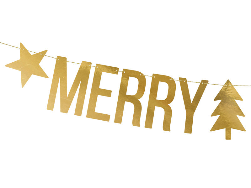 Cordoncino per lettere Merry Christmas 1,5 m