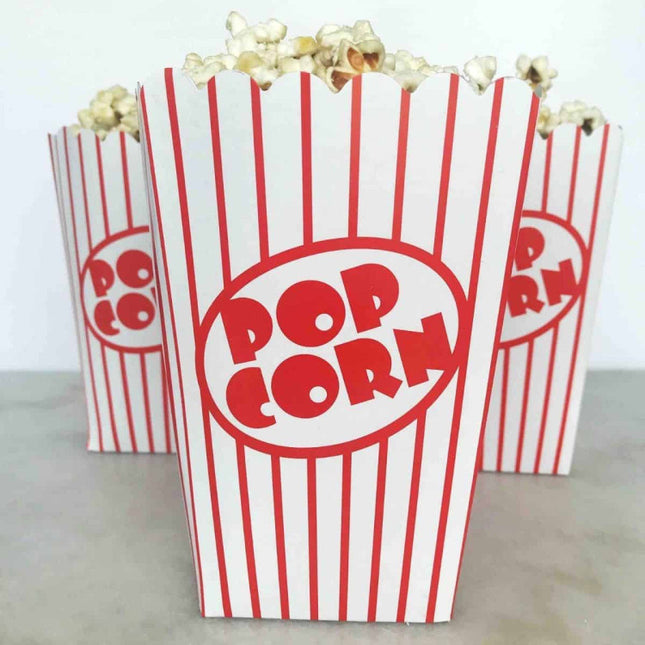 Vassoi per popcorn 12,5 cm 8 pezzi