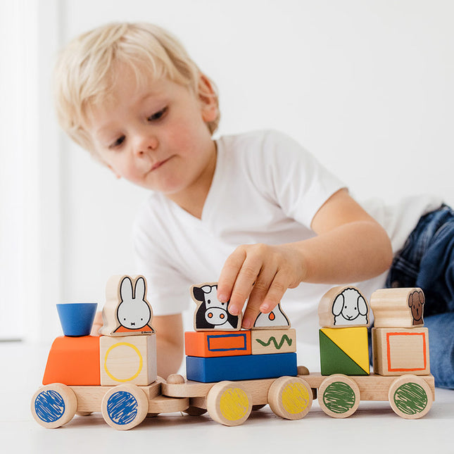 Treno a blocchi Miffy