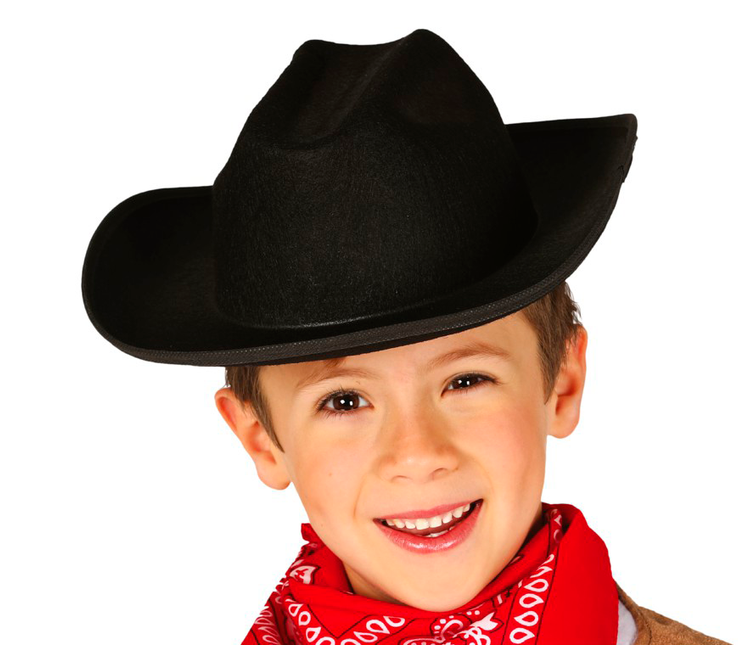 Cappello da cowboy Nero Bambini