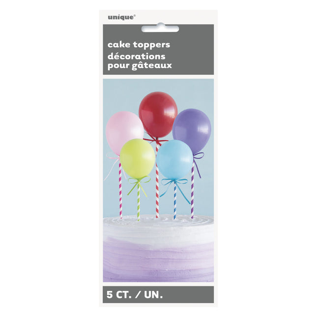 Palloncini cake toppers 32,1 cm 5 pezzi