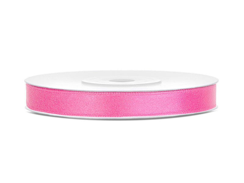 Nastro di raso rosa 6mm 25m