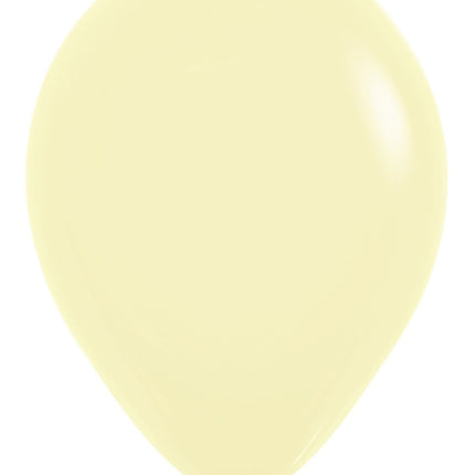 Palloncini giallo pastello opaco 30cm 50pz