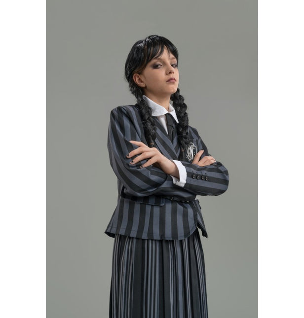 Costume Wednesday Uniforme scolastica nero/grigio bambino