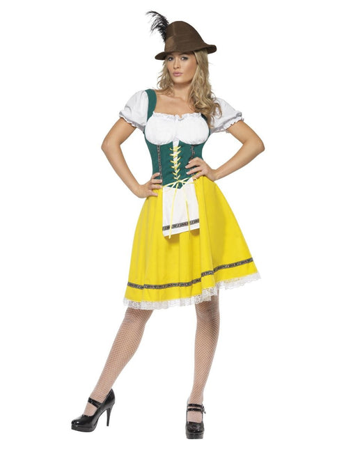 Abito Dirndl Oktoberfest Giallo