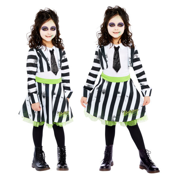 Costume da bambina Beetlejuice