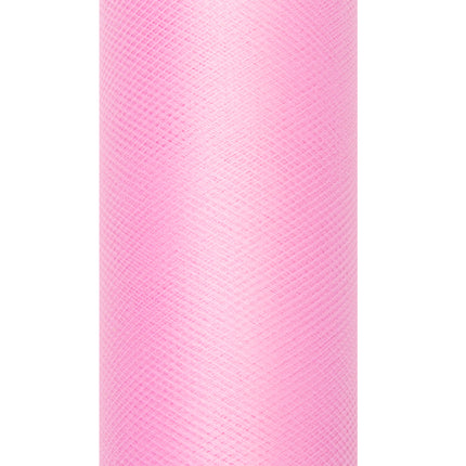 Rotolo di tulle rosa 15cm 9m