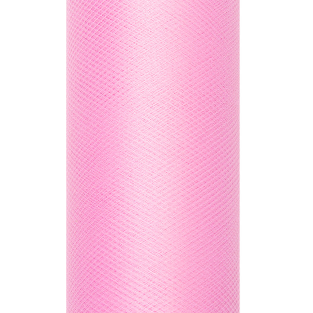 Rotolo di tulle rosa 15cm 9m