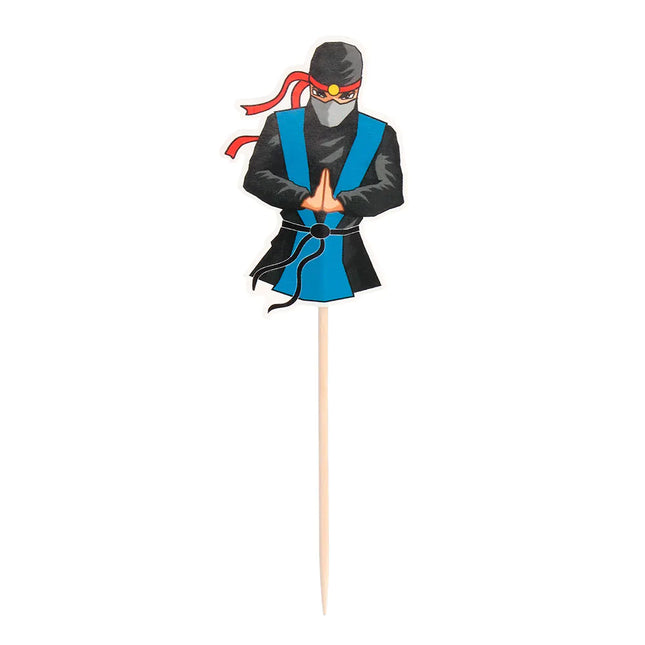 Ninja Cake topper 5 pezzi