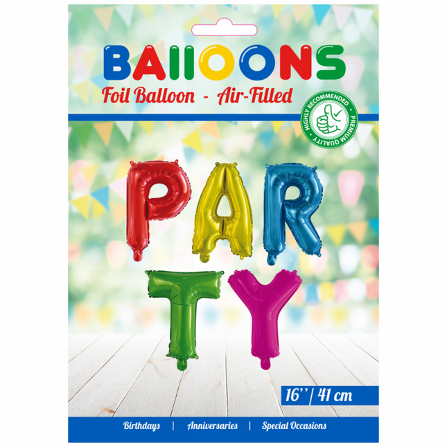 Palloncini Lettera Set Party Colorati 41cm