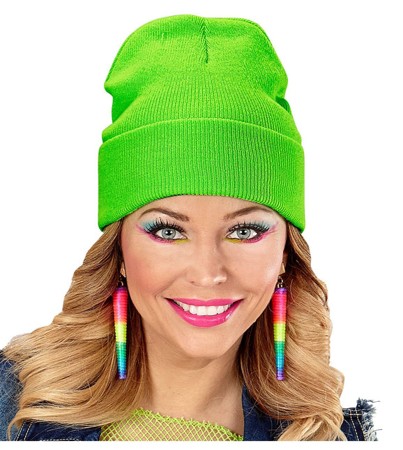 Cappello verde neon