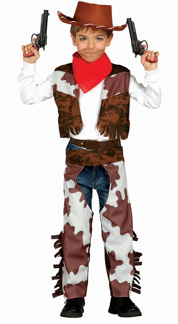 Costume da cowboy bambino marrone