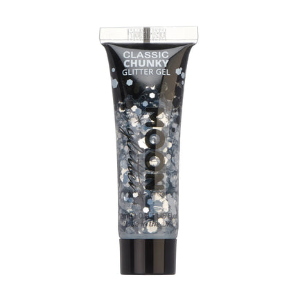 Moon Glitter Classic Chunky Glitter Gel Argento 12ml