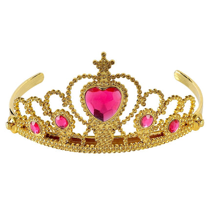 Tiara rosa oro