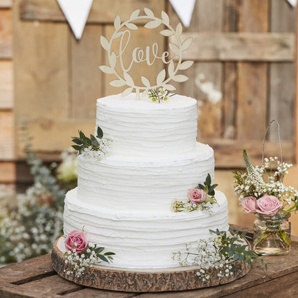 Cake topper Love 19cm